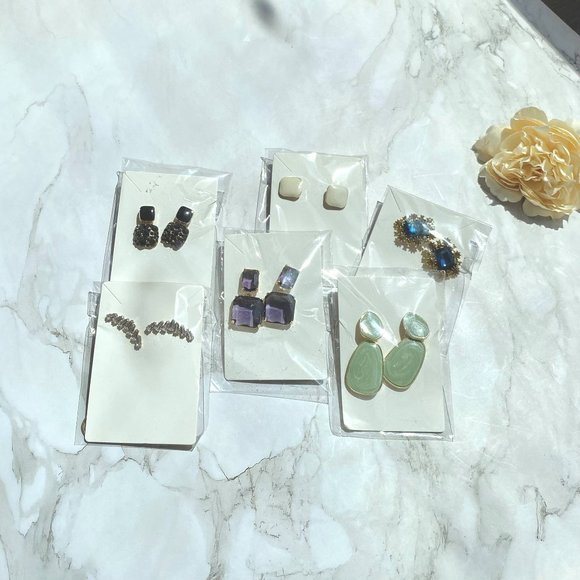 Hottie Couture Women's Love Collection Mixed Stud Earrings - Lot of 6 - Picture 1 of 7